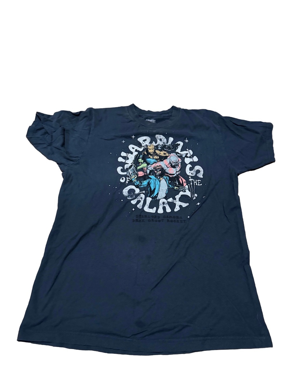 Marvel Navy Guardians of the Galaxy Short Sleeve Graphic Tee
